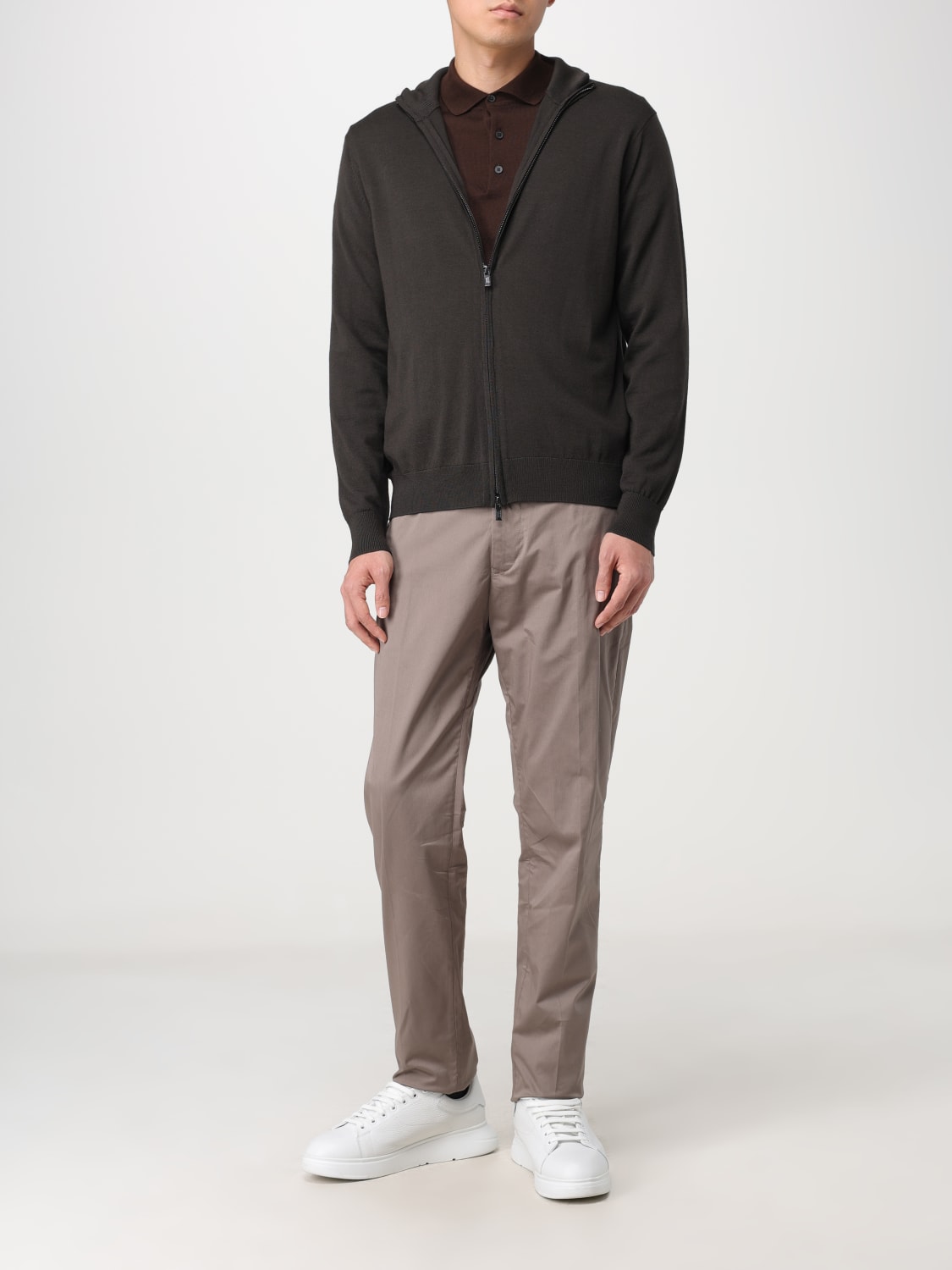 Emporio Armani Outlet: Pants men - Smoke Grey | Emporio