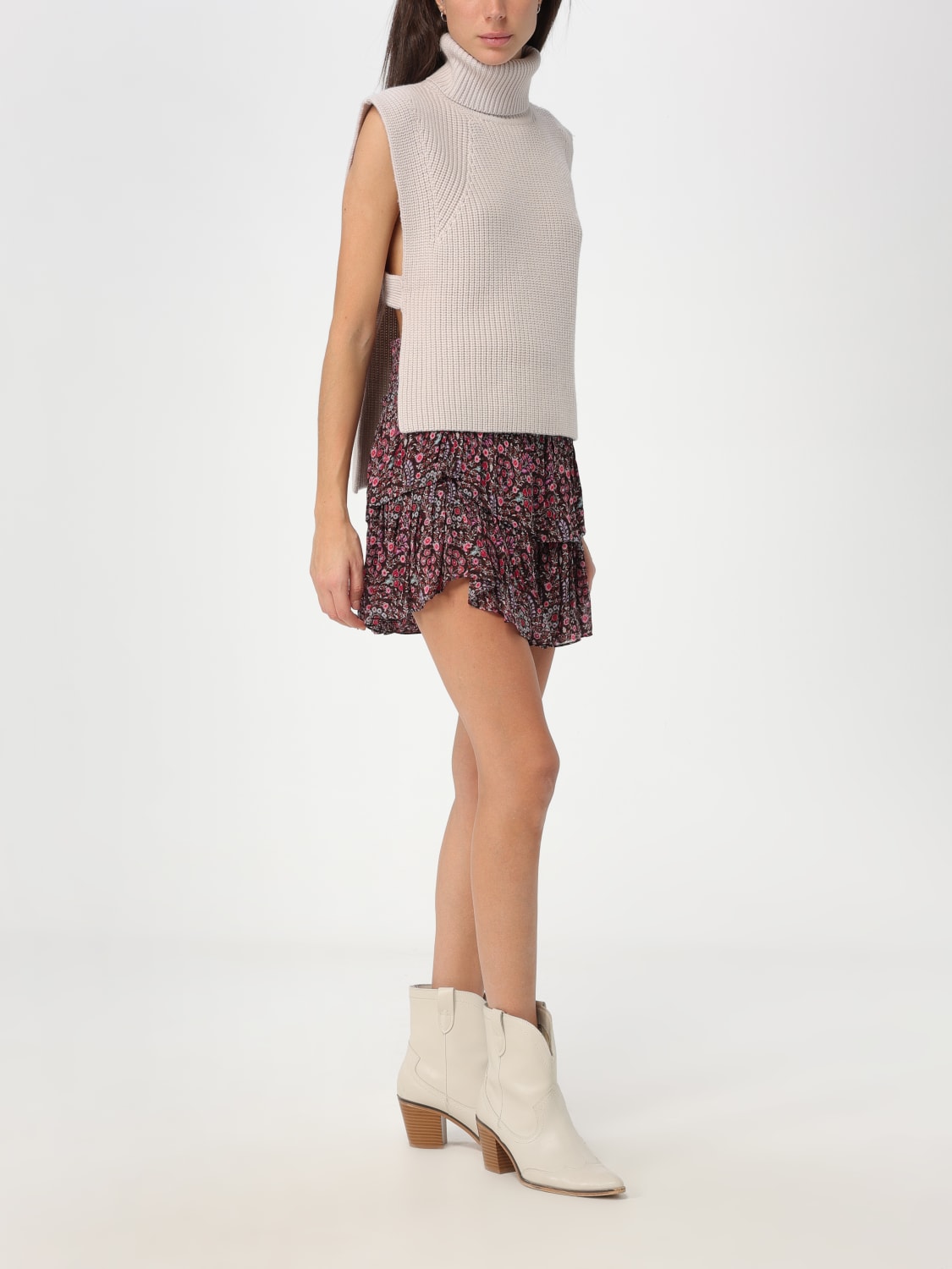 Isabel Marant Etoile Outlet: Hilari skirt in viscose - Brown
