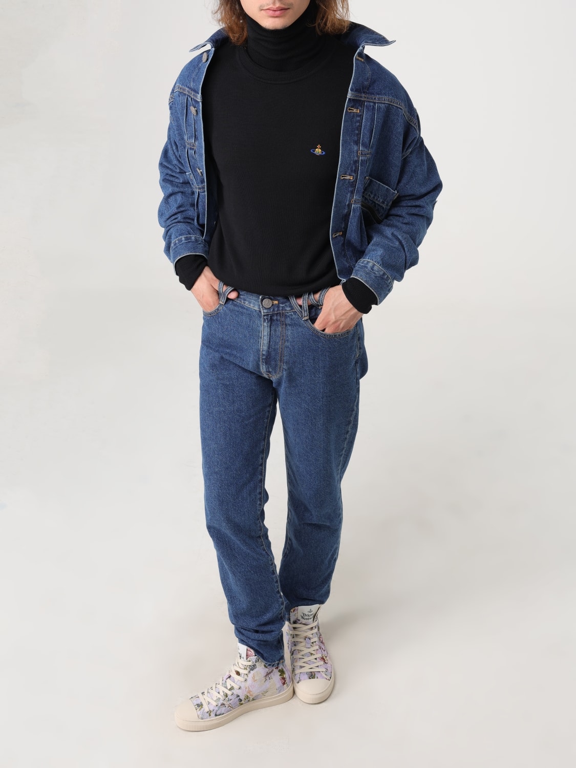 VIVIENNE WESTWOOD JEANS: Jeans men Vivienne Westwood, Blue - Img 2