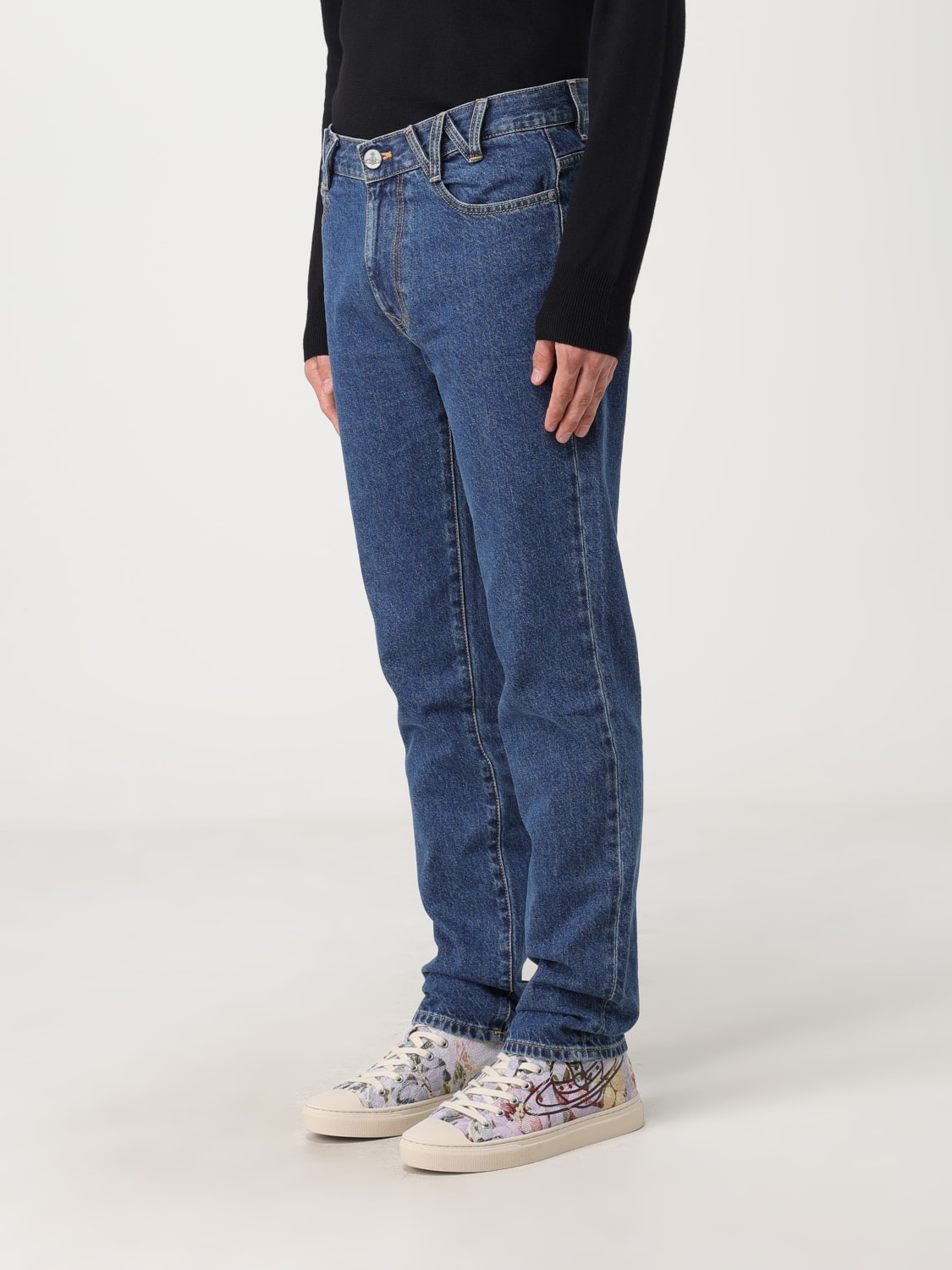 VIVIENNE WESTWOOD JEANS: Jeans men Vivienne Westwood, Blue - Img 4