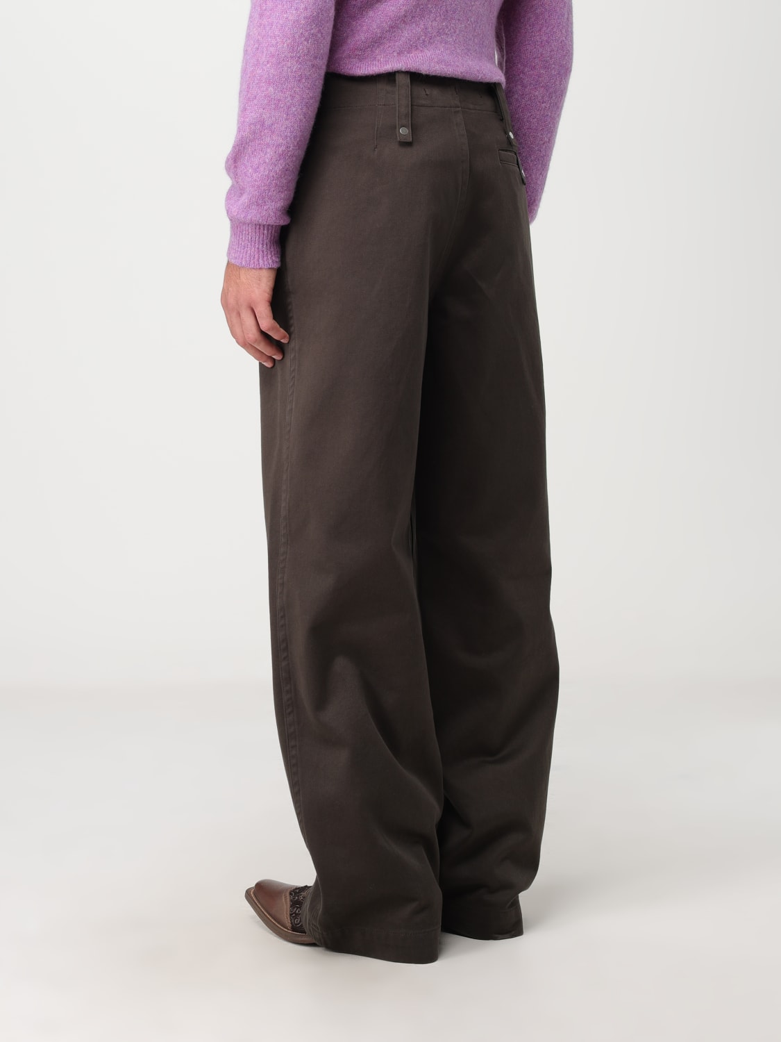 BURBERRY PANTS: Pants men Burberry, Brown - Img 3