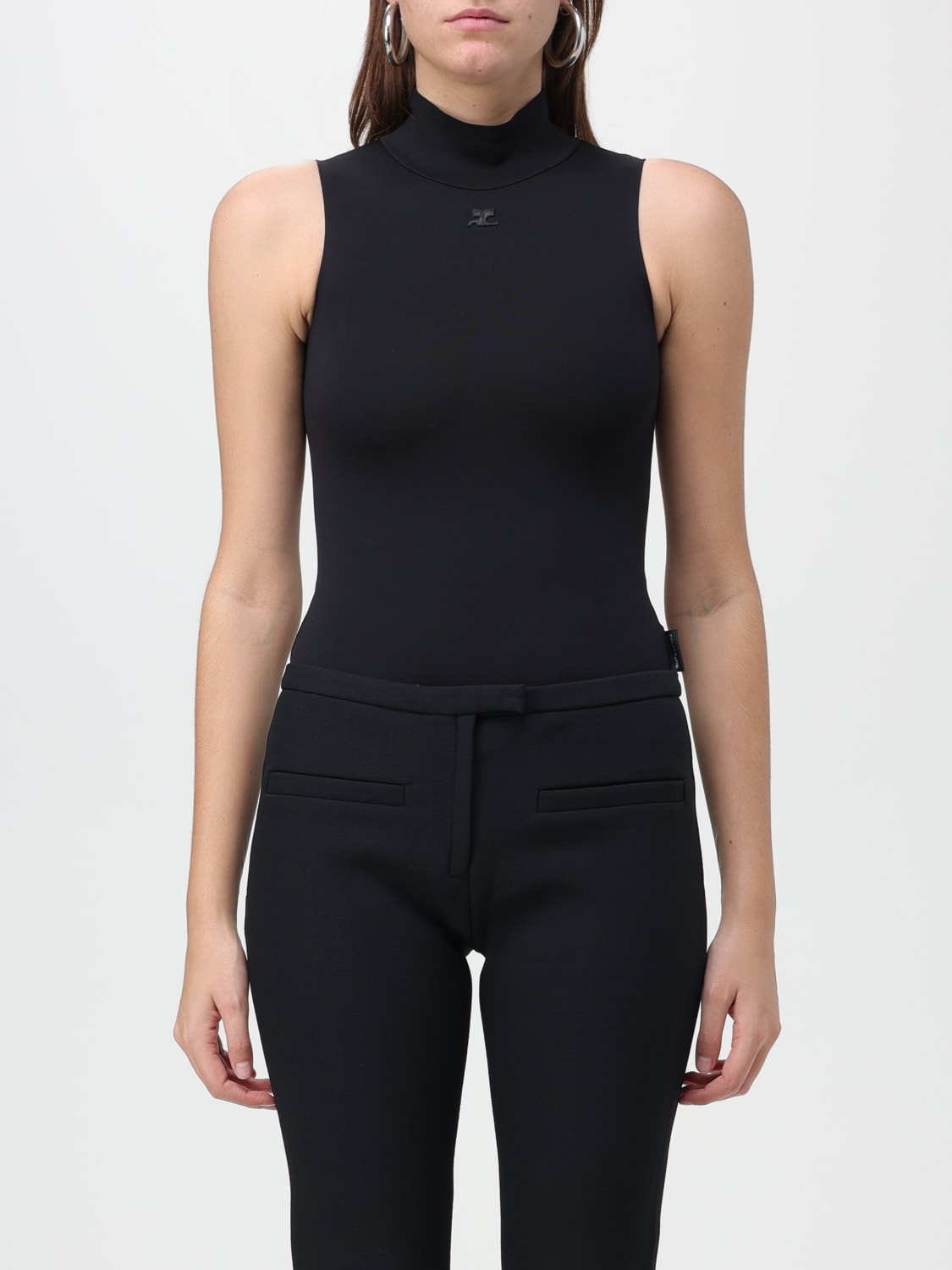 COURRÈGES BODY: Top woman CourrÈges, Black - Img 1