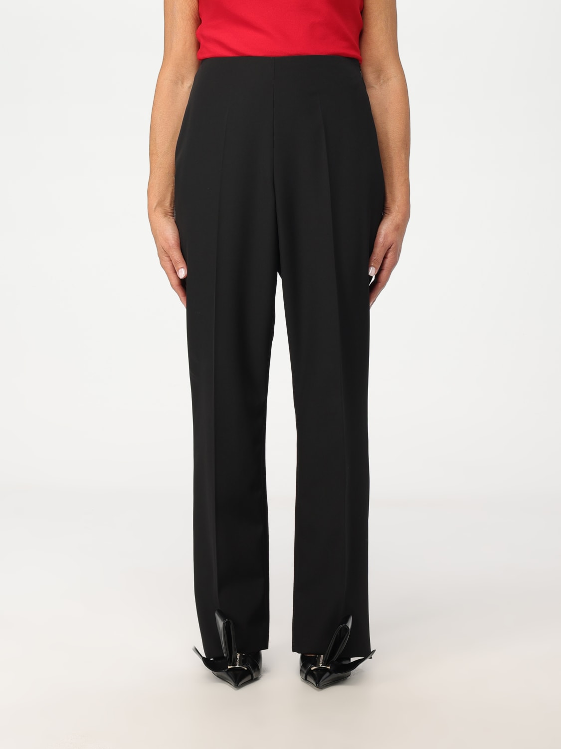 FERRAGAMO PANTS: Pants woman Ferragamo, Black - Img 1