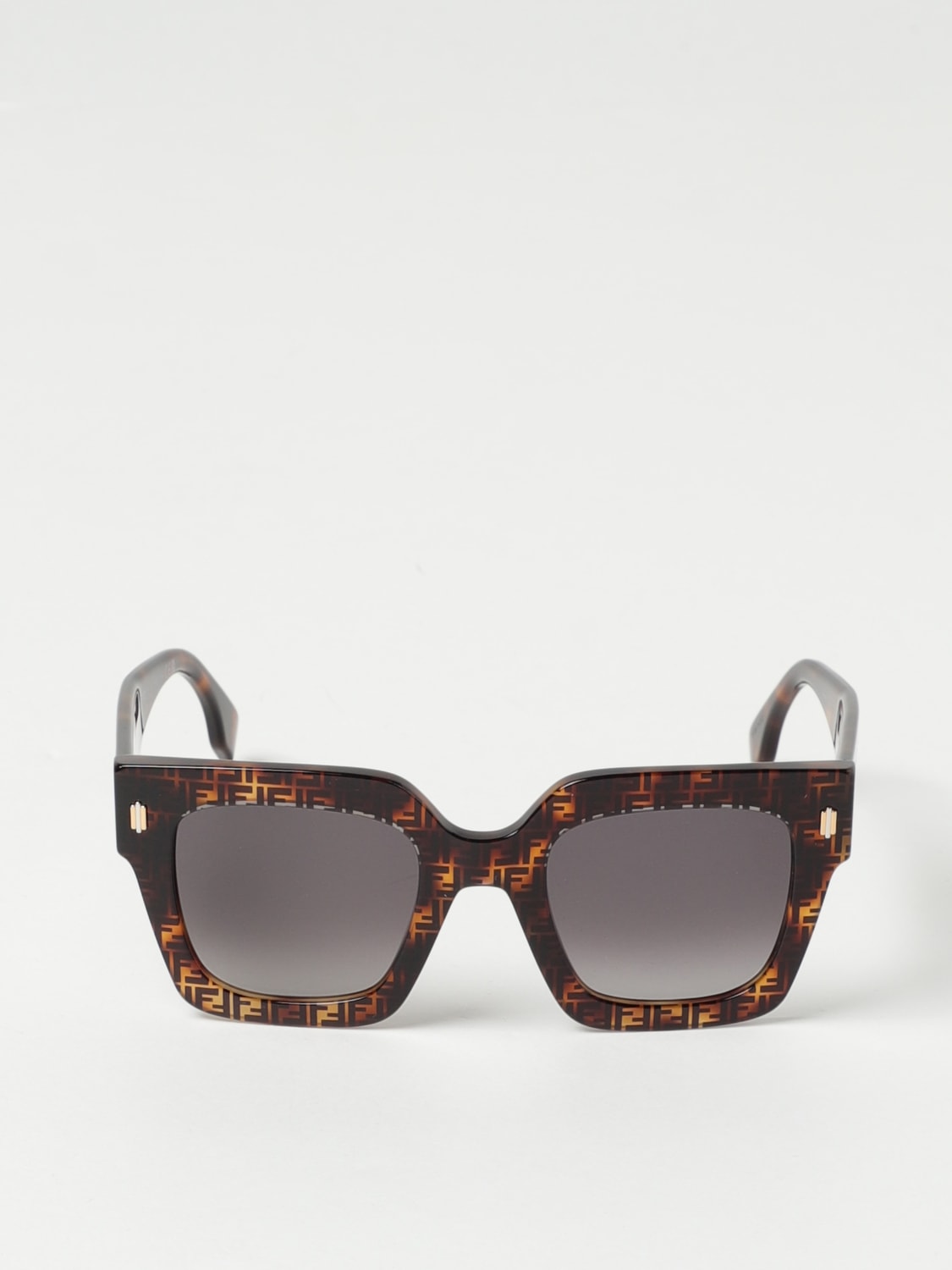 【関税込み】Fendi ブラウン 'Fendi Roma' サングラス Fendi Roma ファブリック ブラウン | Fendi