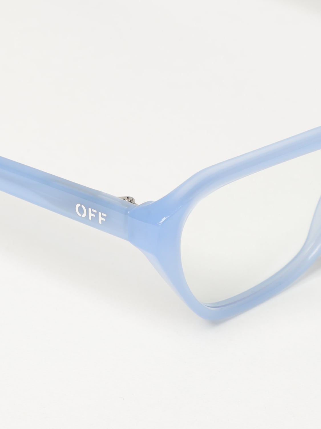 OFF-WHITE メガネフレーム: サングラス メンズ Off-white, ブルー - Img 4