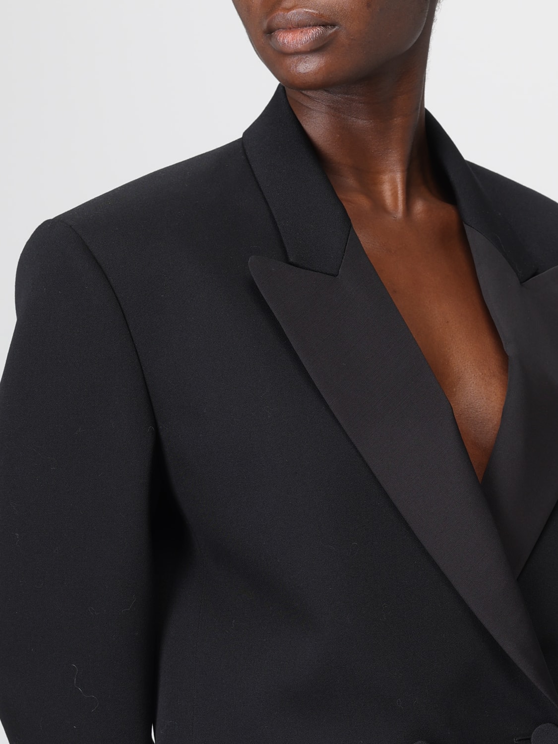 VALENTINO CHAQUETA: Americana mujer Valentino, Negro - Img 4