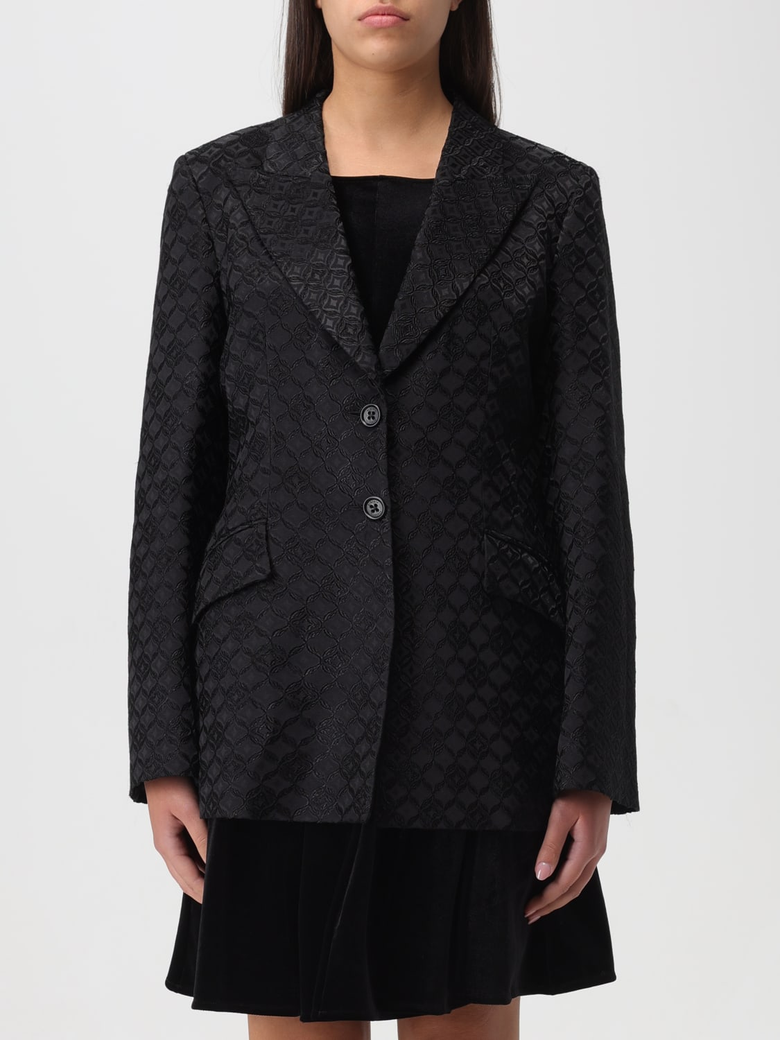 ALBERTA FERRETTI BLAZER: Jacket woman Alberta Ferretti, Black - Img 1