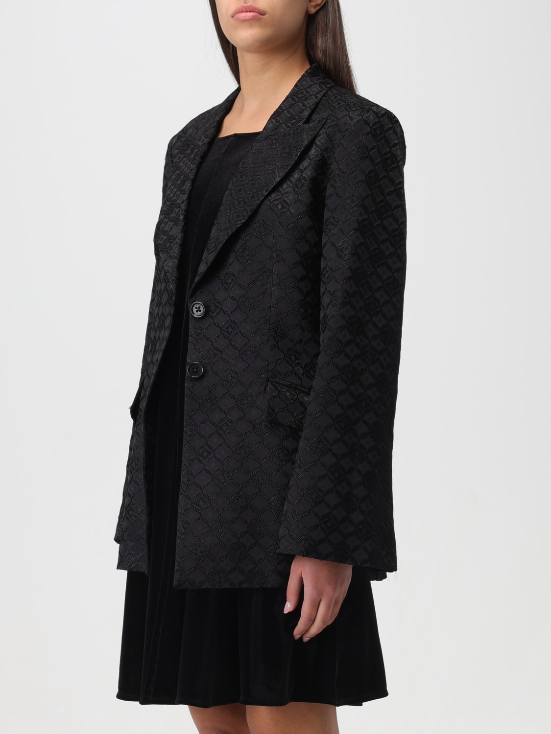 ALBERTA FERRETTI BLAZER: Jacket woman Alberta Ferretti, Black - Img 2