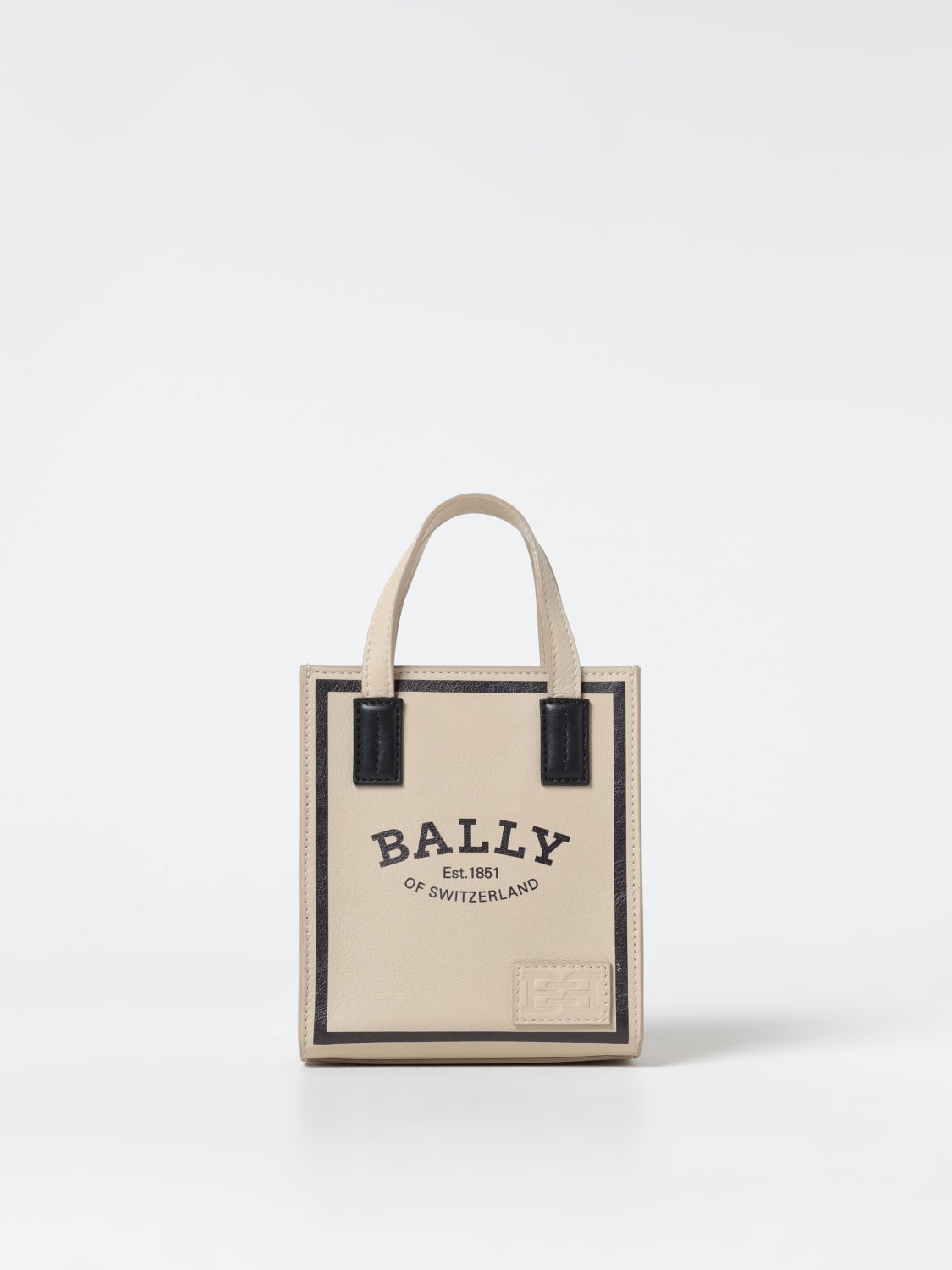 Giglio Borsa Bally in pelle con logo stampato