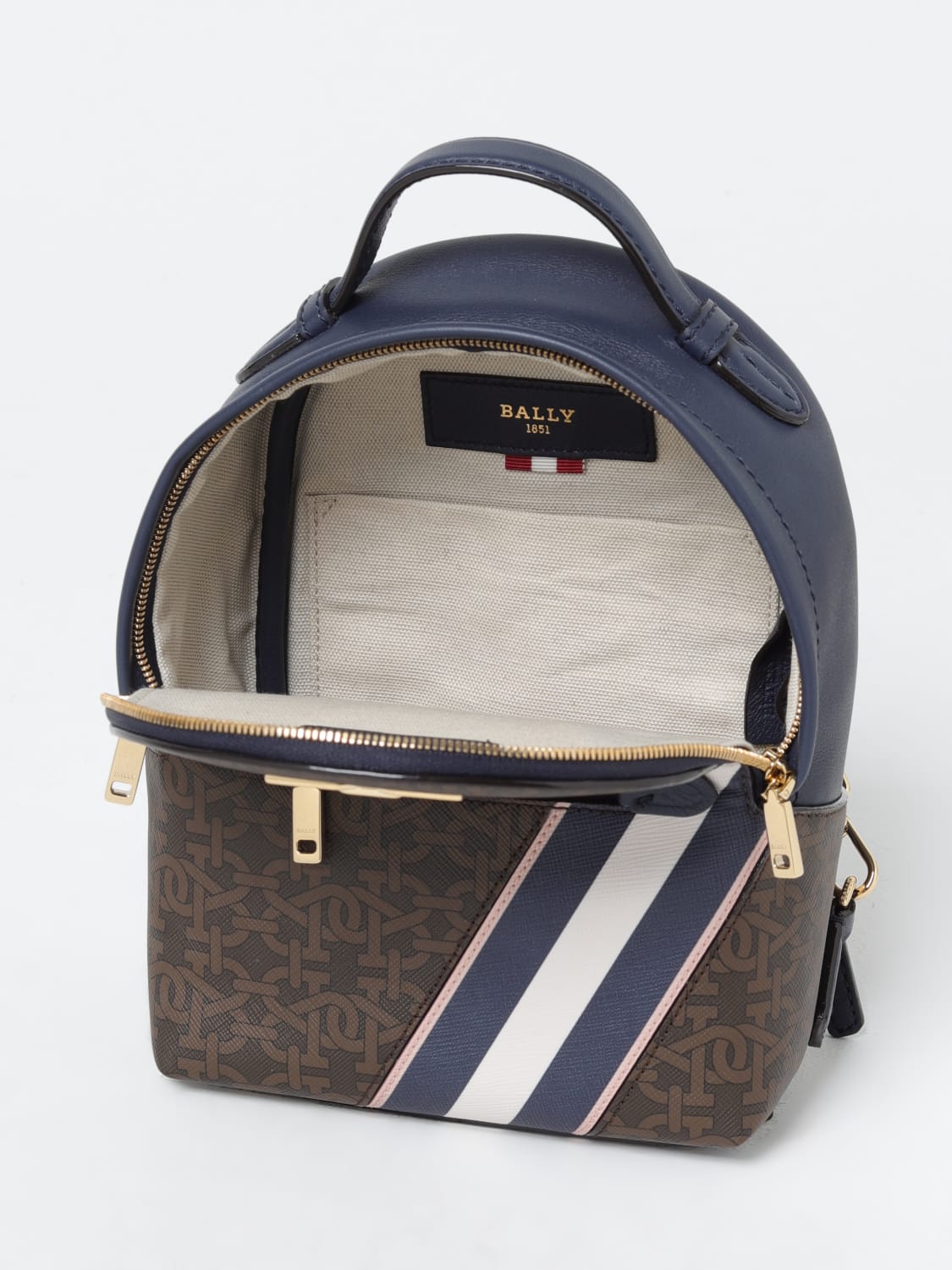 BALLY：バックパック レディース - ブラウン | GIGLIO.COM