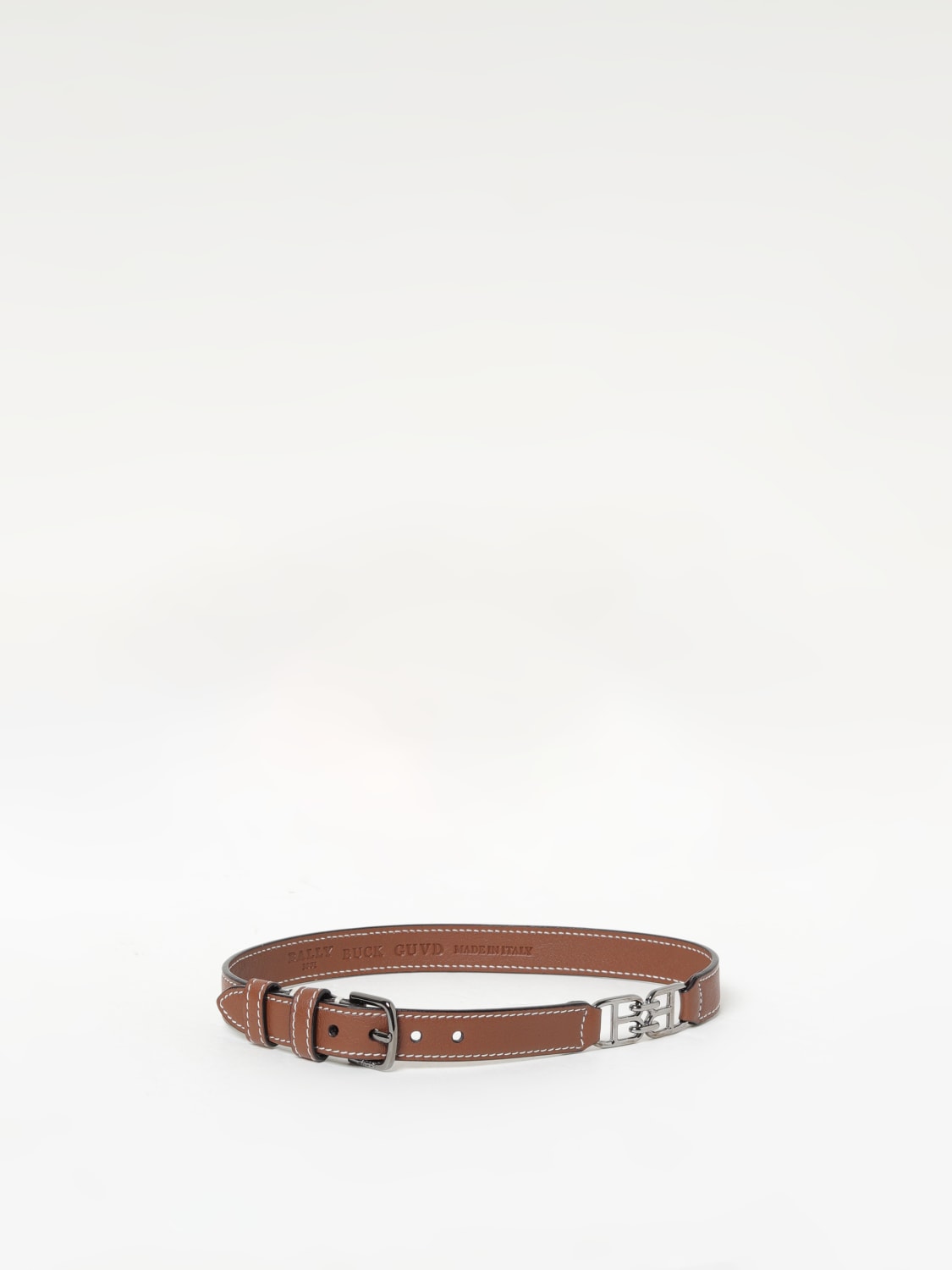 Giglio Bracciale Buck Bally in pelle con monogram