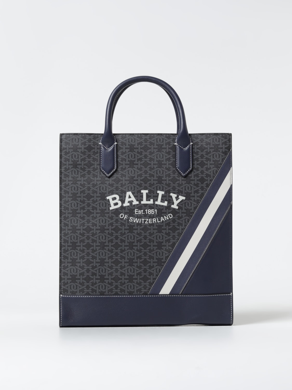 Giglio Borsa Bally in pelle con monogram