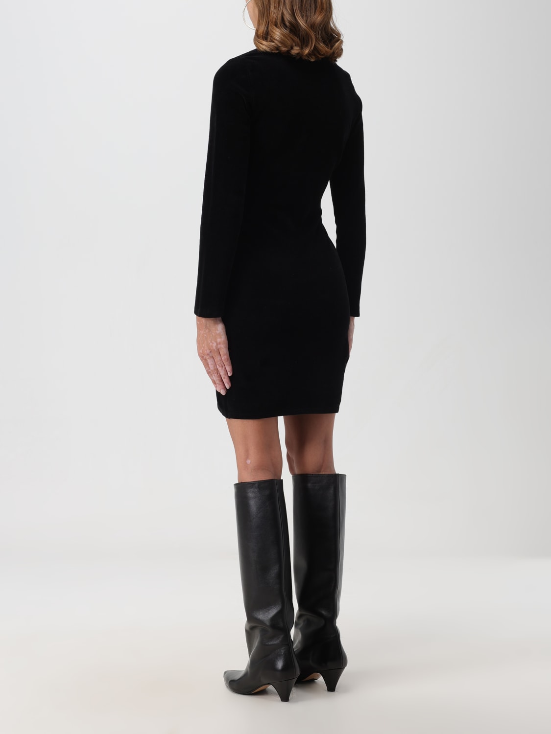 ALEXANDER WANG DRESS: Alexander Wang dress in cotton, Black - Img 3