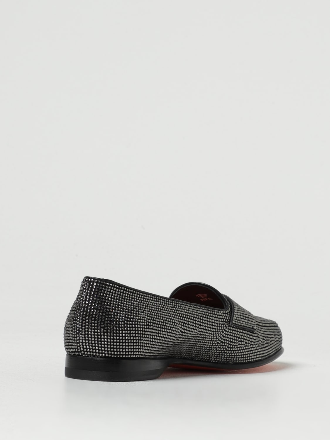 SANTONI MOKASSINS: Mokassins herren Santoni, Schwarz - Img 3