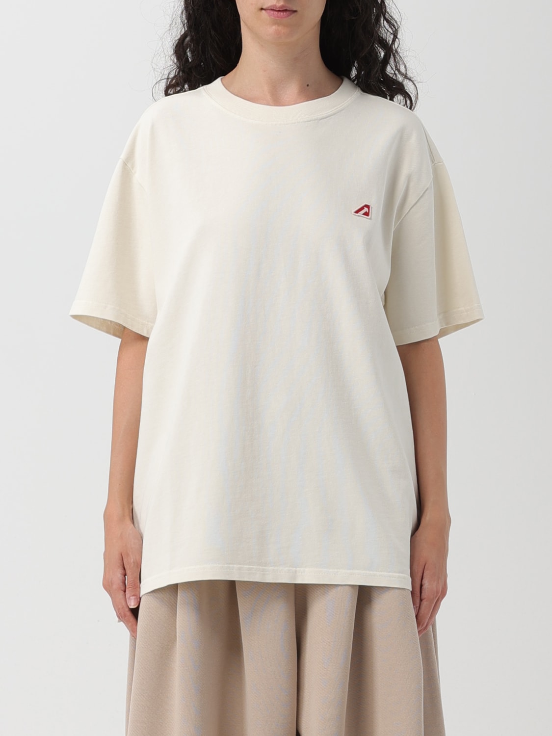 AUTRY T-SHIRT: Autry cotton t-shirt, Yellow Cream - Img 1