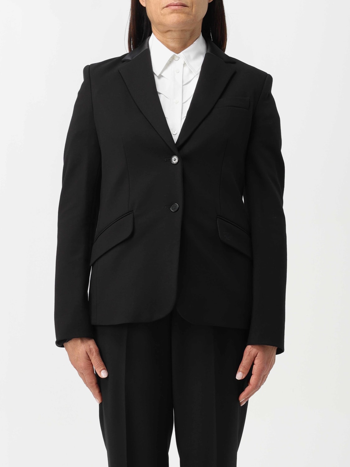 KARL LAGERFELD BLAZER: Blazer woman Karl Lagerfeld, Black - Img 1