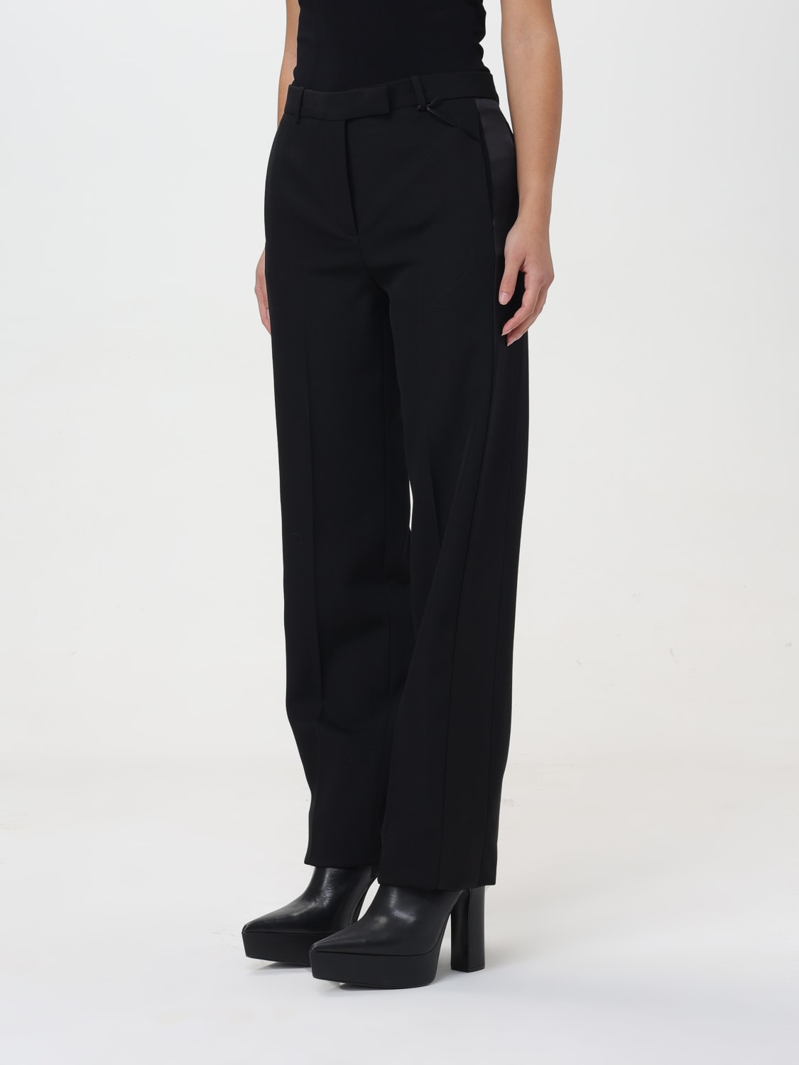 VERSACE PANTALON: Pantalon femme Versace, Noir - Img 3