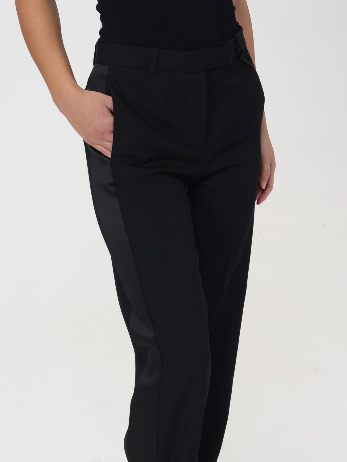 VERSACE PANTALON: Pantalon femme Versace, Noir - Img 4