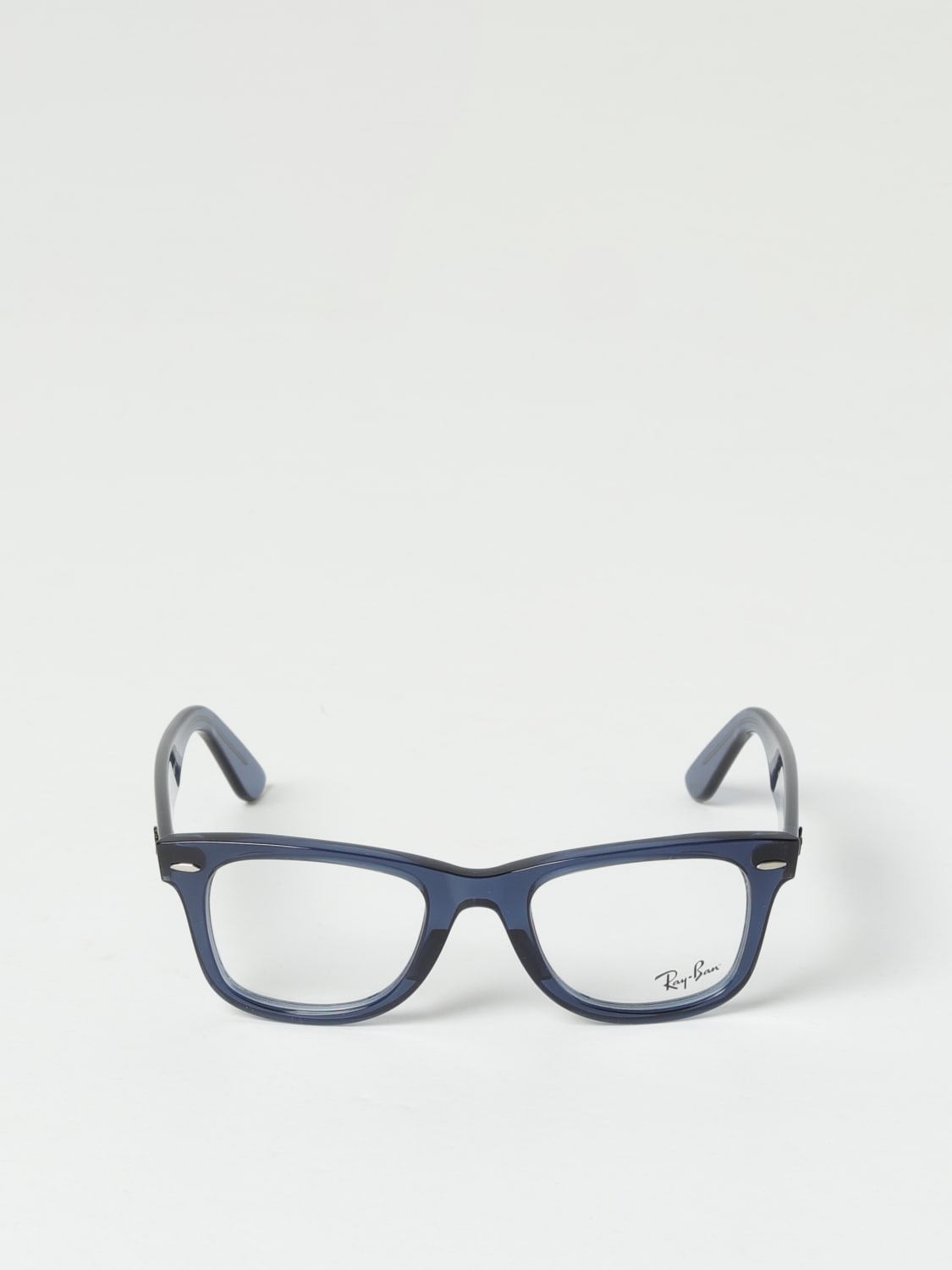 RAY-BAN OPTICAL FRAMES: Ray-Ban Wayfarer eyeglasses in acetate, Blue - Img 2
