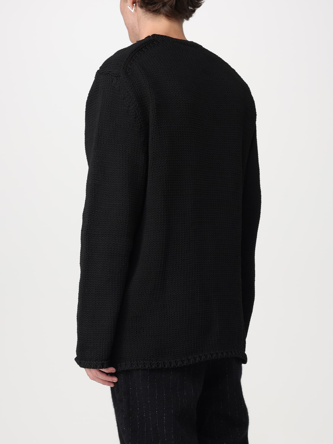 COMME DES GARCONS HOMME PLUS セーター: セーター メンズ Comme Des Garcons Homme Plus, ブラック - Img 3