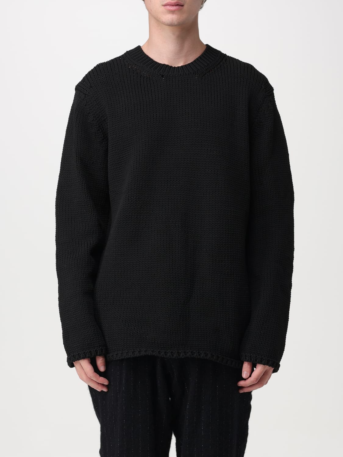 COMME DES GARCONS HOMME PLUS: Sweater men - Black | Comme Des Garcons ...