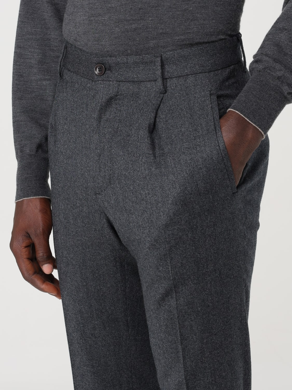 Incotex Outlet: Pants men - Grey | Incotex pants ZX5411037A