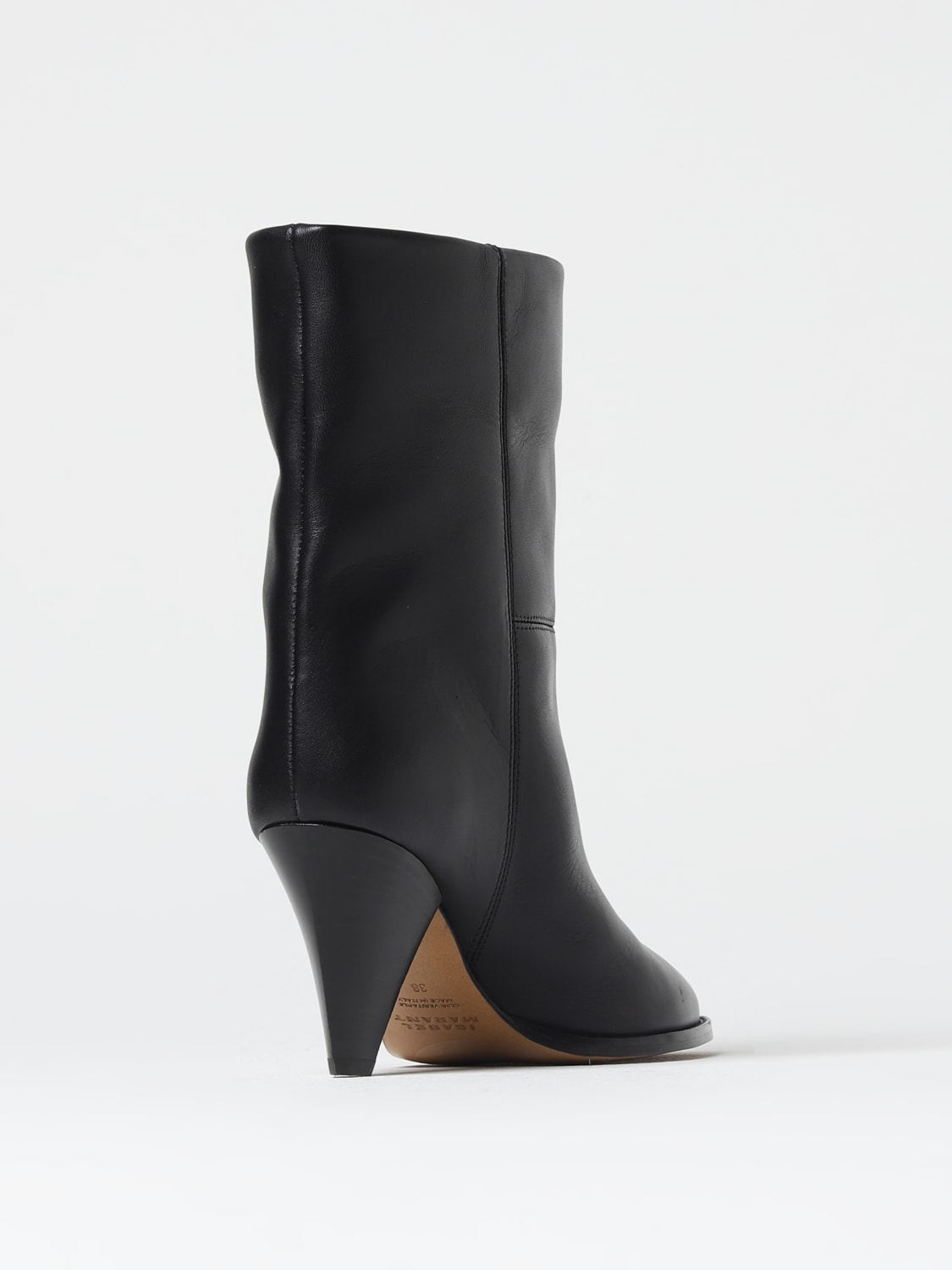 Isabel marant leather ankle fashion boots