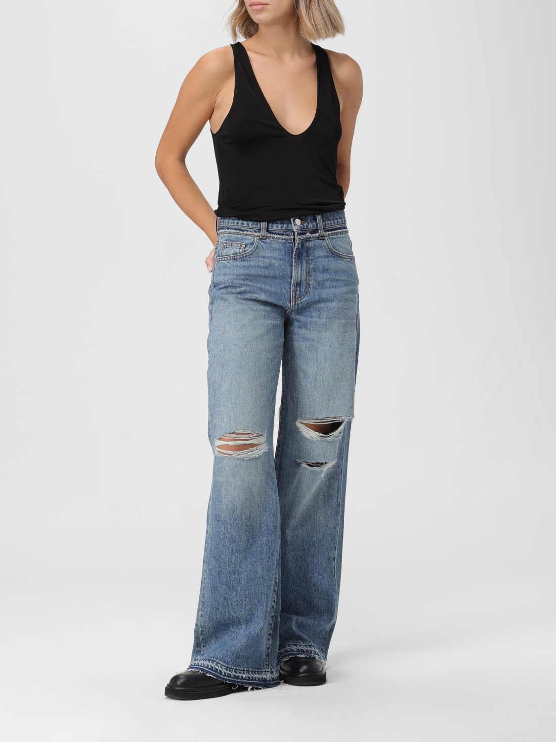 AMIRI JEANS: Jeans woman Amiri, Blue - Img 2