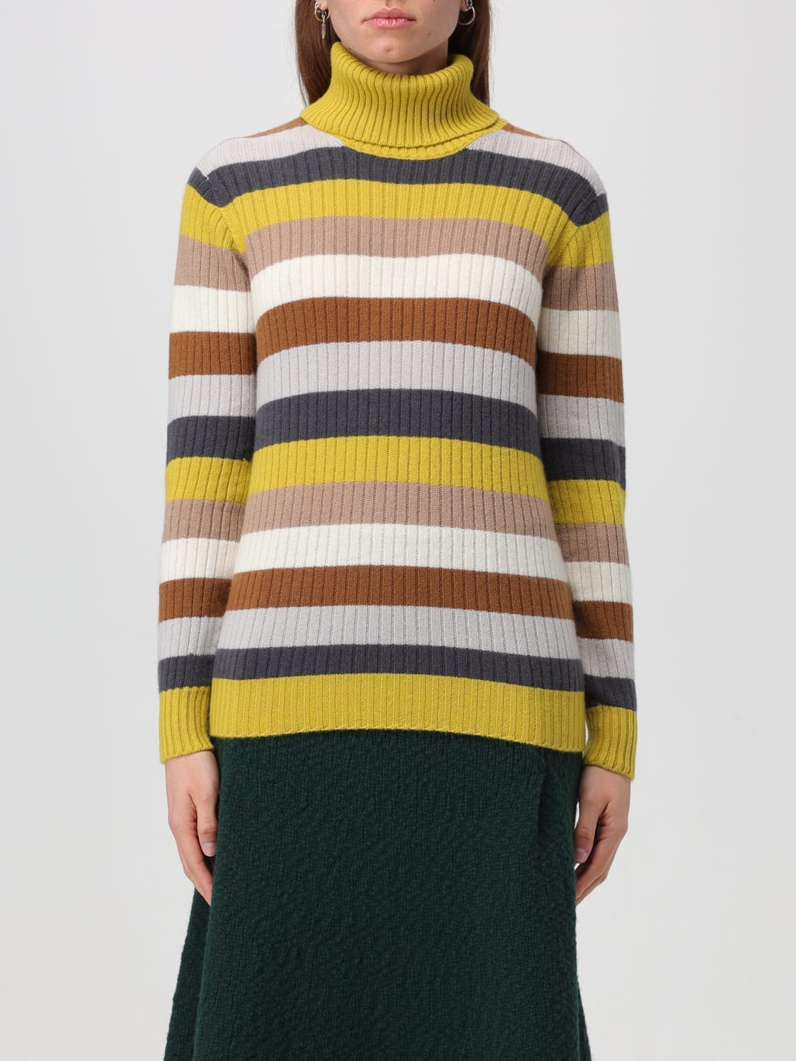 DRUMOHR MAGLIA: Pullover Drumohr in cashmere a righe, Fantasia - Img 1