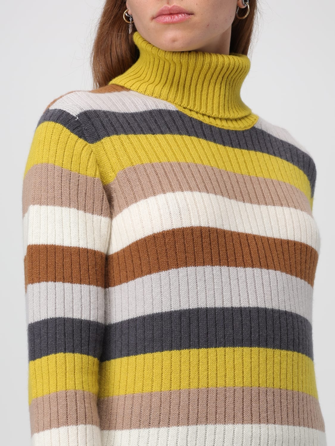 DRUMOHR MAGLIA: Pullover Drumohr in cashmere a righe, Fantasia - Img 3