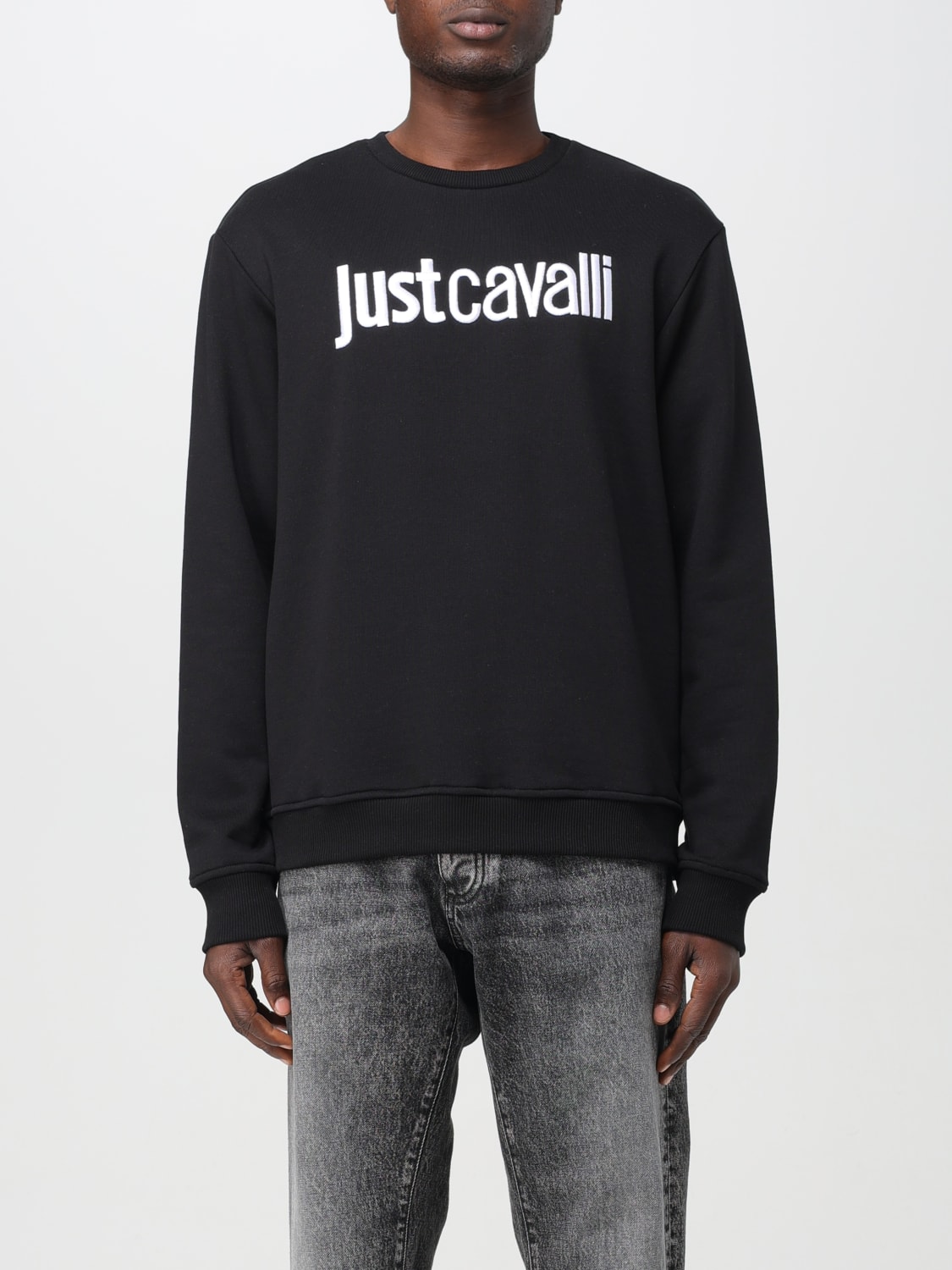 JUST CAVALLI SUDADERA: Sudadera hombre Just Cavalli, Negro - Img 1