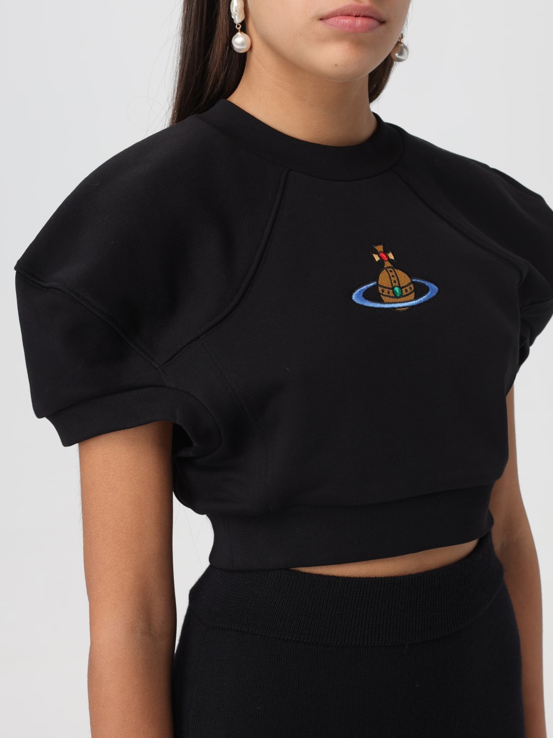 VIVIENNE WESTWOOD SWEATSHIRT: Sweatshirt woman Vivienne Westwood, Black - Img 5