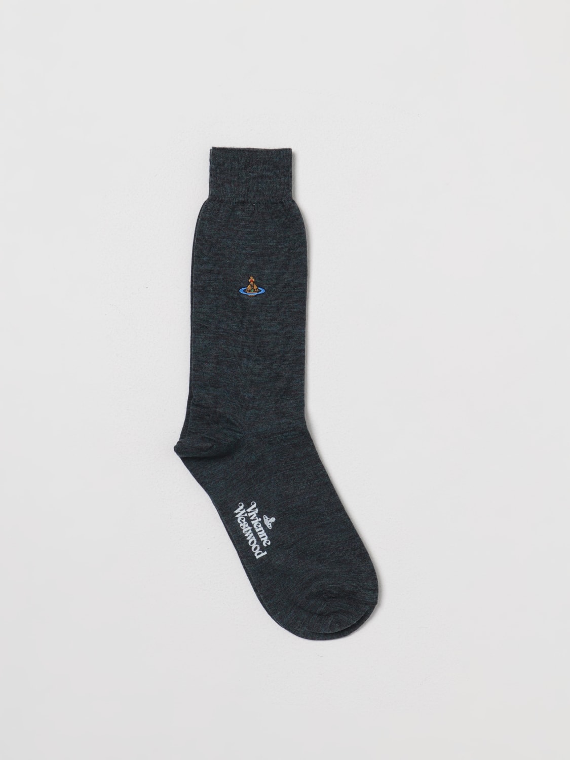 VIVIENNE WESTWOOD SOCKS: Socks men Vivienne Westwood, Teal - Img 1