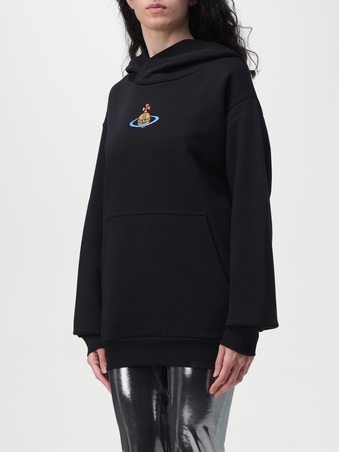 VIVIENNE WESTWOOD SWEATSHIRT: Sweatshirt woman Vivienne Westwood, Black - Img 3