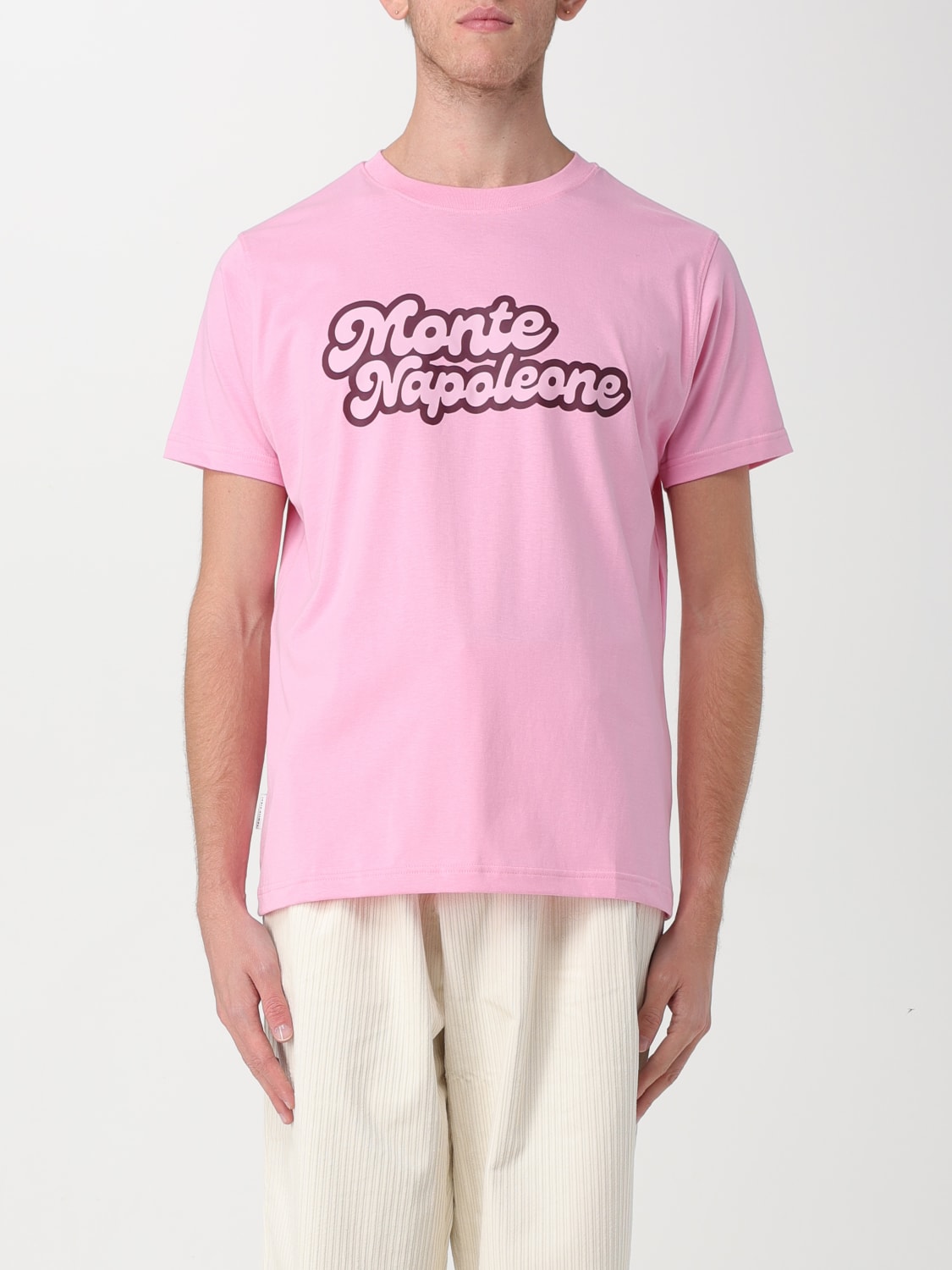 FAMILY FIRST T-SHIRT: T-shirt men Family First, Pink - Img 1