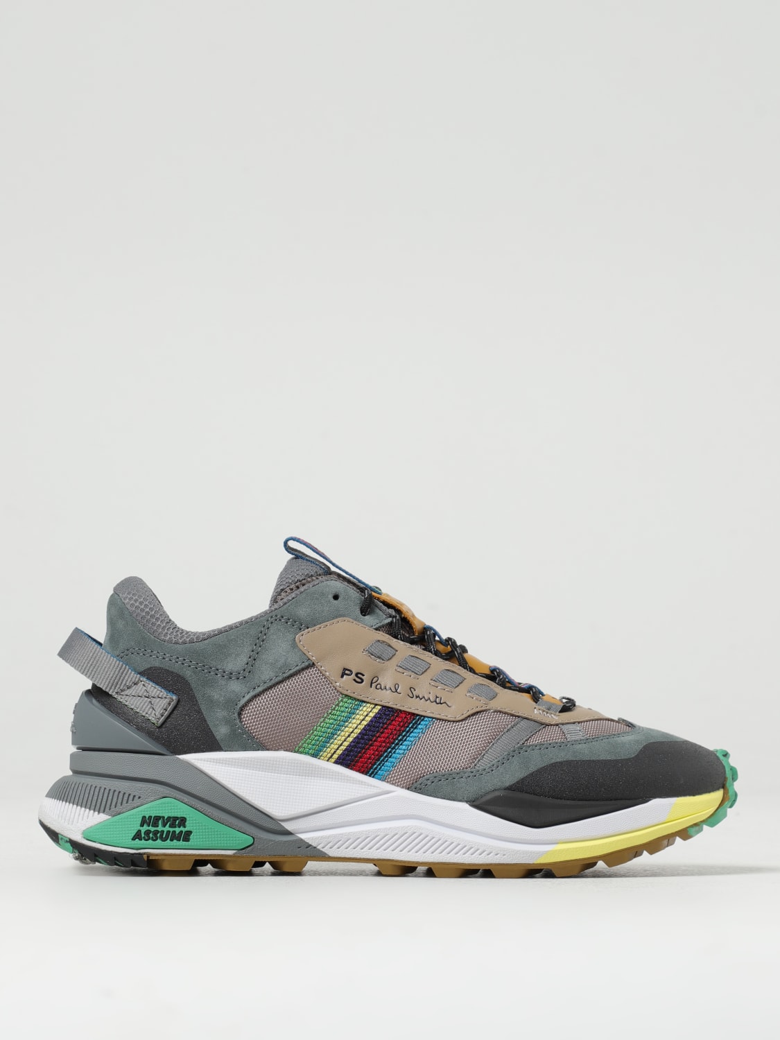 Giglio Sneakers Primus PS Paul Smith in camoscio e mesh