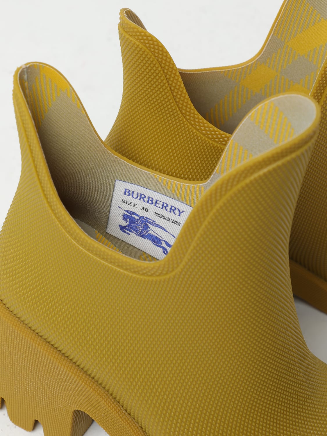 BURBERRY BOTTES: Bottes femme Burberry, Beige - Img 4