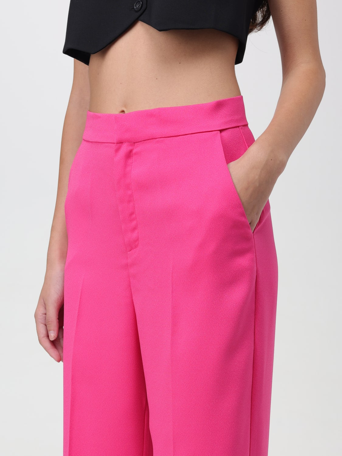 THE ANDAMANE PANTALON: Pantalon femme Andamane, Fuchsia - Img 3