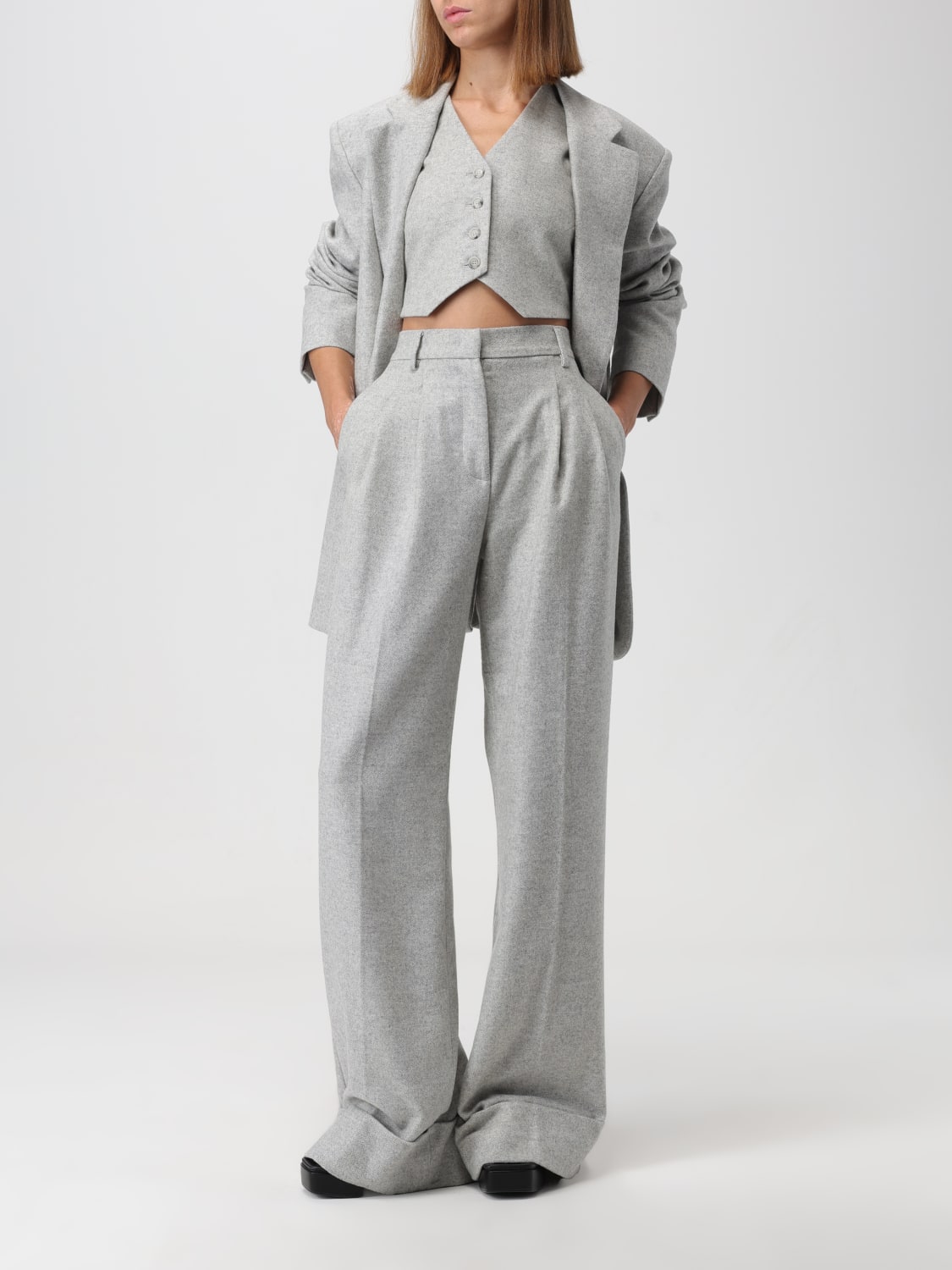 THE ANDAMANE WAISTCOAT: Waistcoat woman Andamane, Grey - Img 2