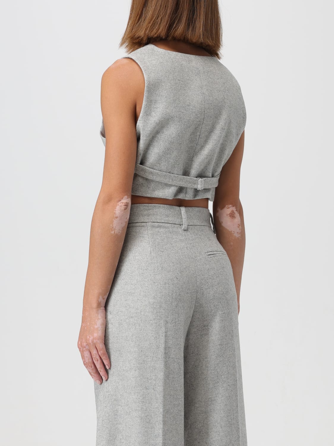THE ANDAMANE WAISTCOAT: Waistcoat woman Andamane, Grey - Img 3
