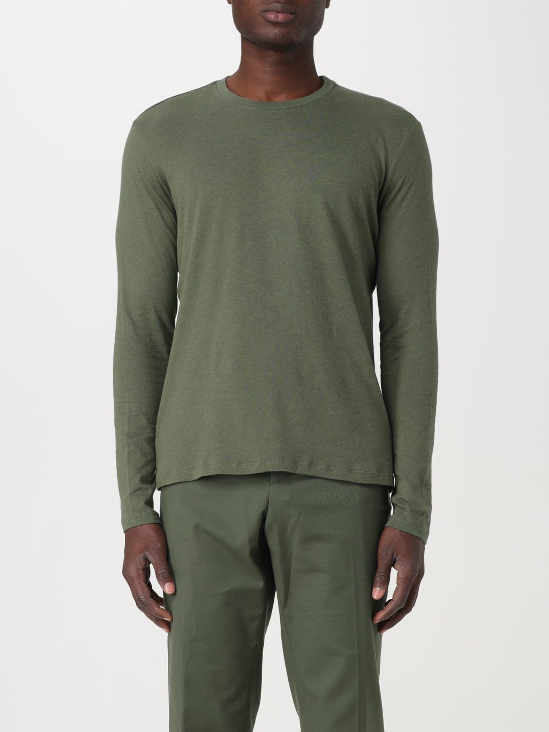 MAJESTIC FILATURES T-SHIRT: T-shirt men Majestic Filatures, Green - Img 1