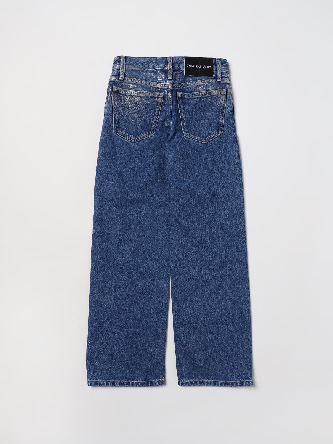 CALVIN KLEIN ДЖИНСЫ: Джинсы Детское Calvin Klein, Серо-Бежевый - Img 2