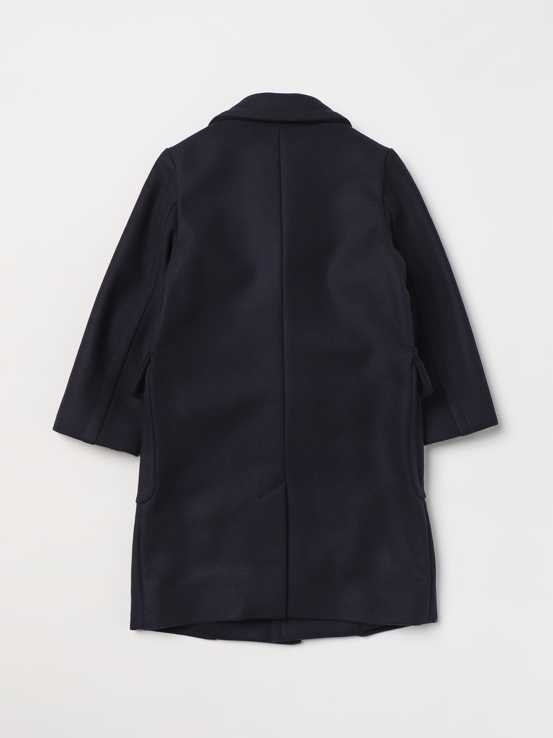 Emporio Armani Outlet Coat kids Blue Emporio Armani coat 6R4LJ24N7YZ online at GIGLIO.COM