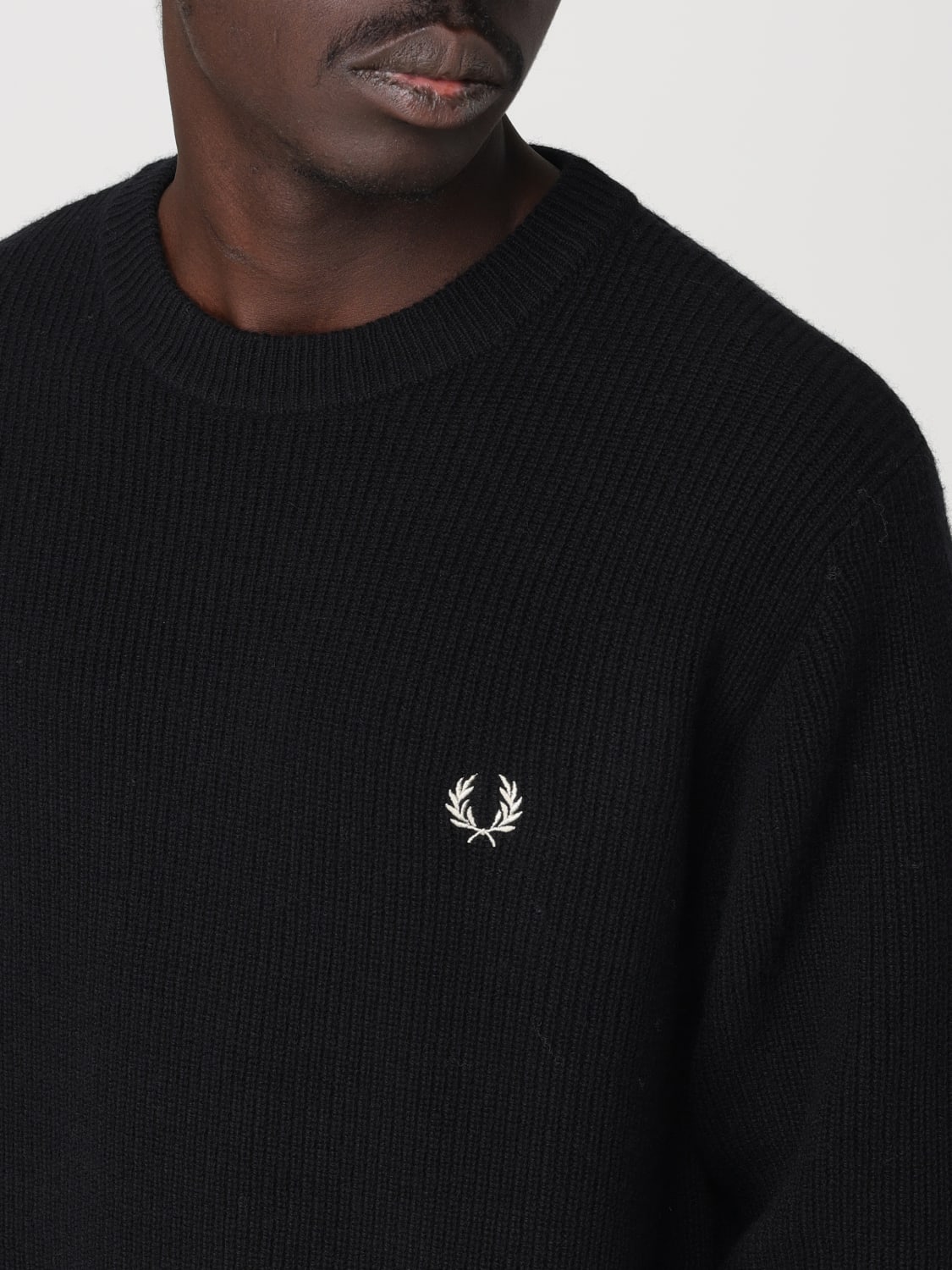 FRED PERRY SWEATER: Sweater men Fred Perry, Black - Img 3