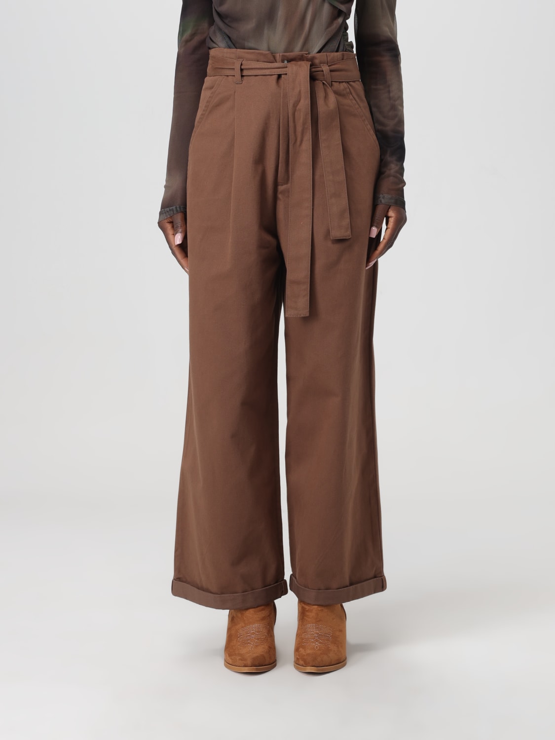 PINKO PANTS: Pants woman Pinko, Earth - Img 1