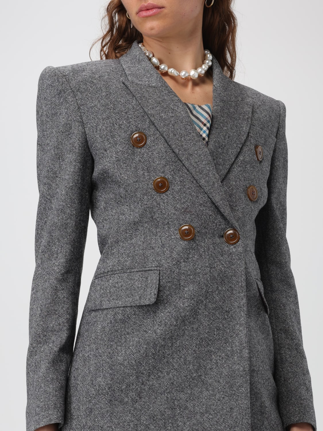 VIVIENNE WESTWOOD BLAZER: Blazer woman Vivienne Westwood, Grey - Img 5