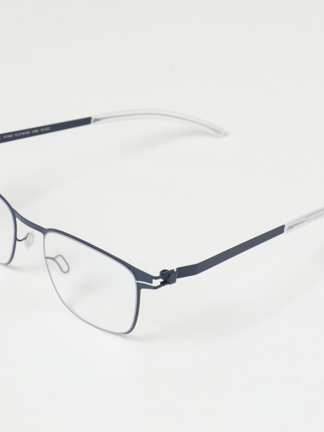 MYKITA OPTICAL FRAMES: Yotam Mykita eyeglasses in ultra flexible metal, Navy - Img 4
