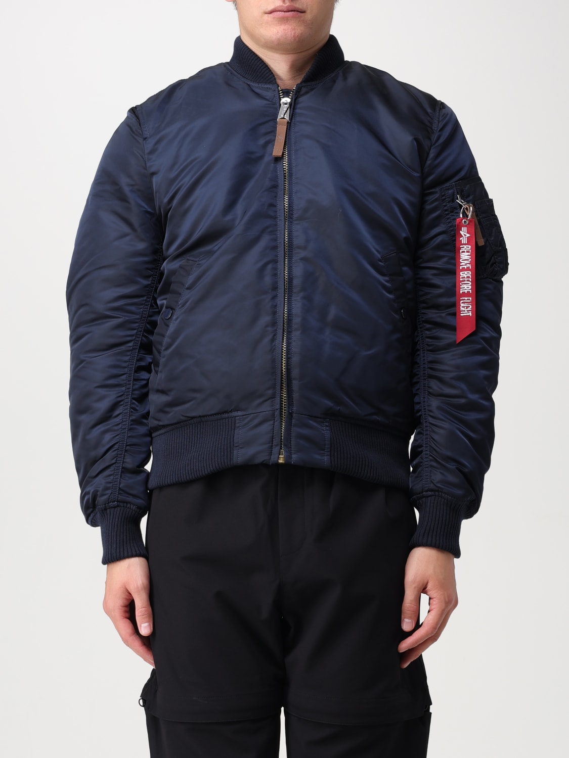 ALPHA INDUSTRIES：ジャケット メンズ - ブルー | GIGLIO.COM ...