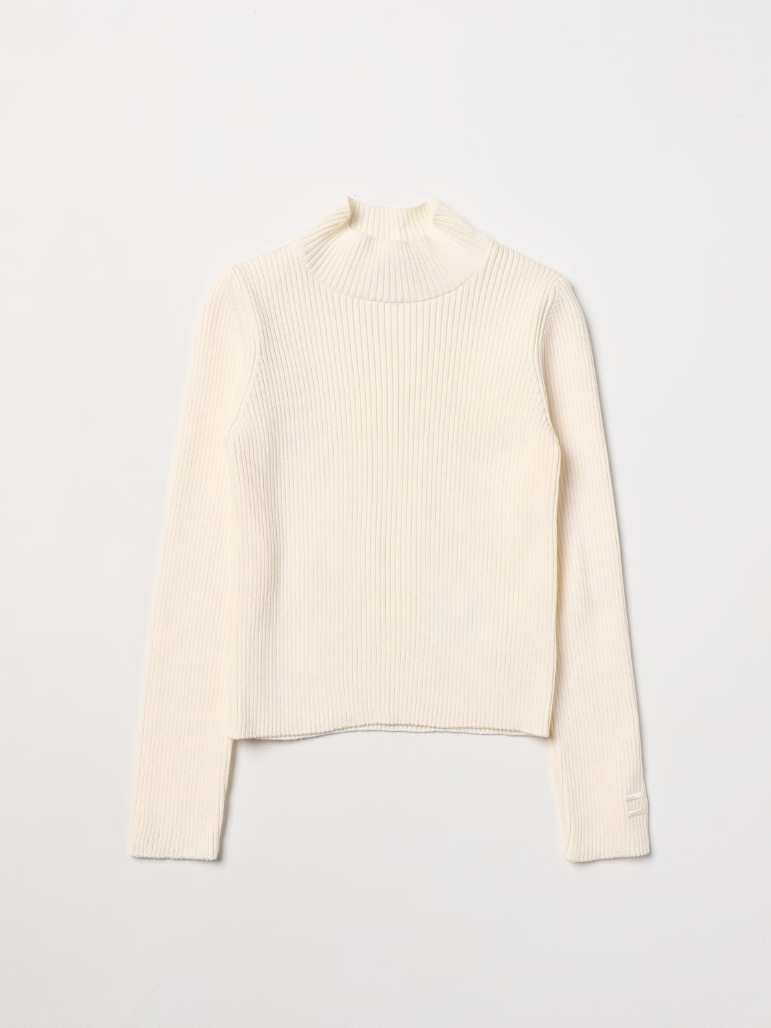 ELISABETTA FRANCHI LA MIA BAMBINA PULL: Pull enfant Elisabetta Franchi La Mia Bambina, Jaune Crème - Img 1