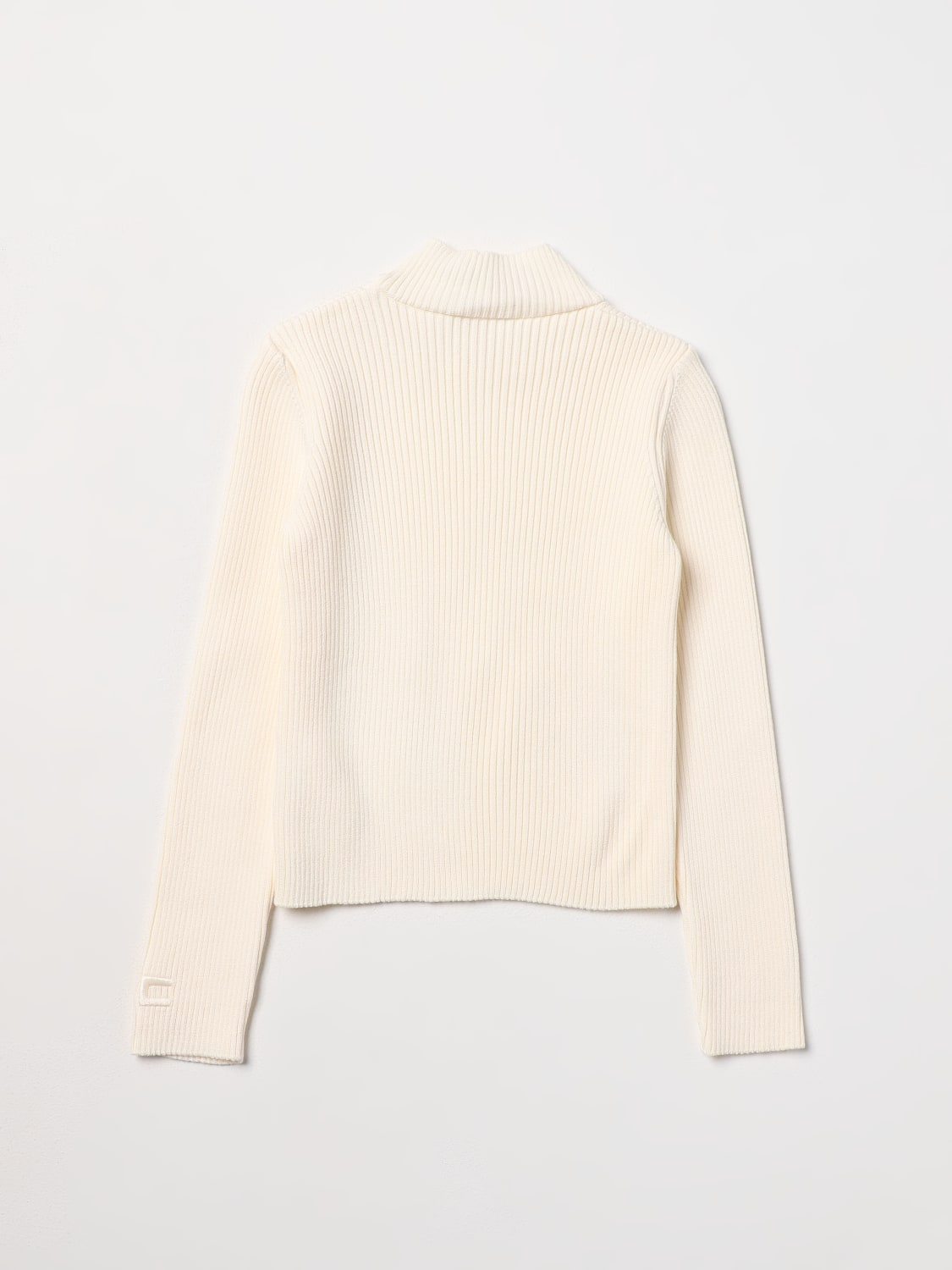 ELISABETTA FRANCHI LA MIA BAMBINA PULL: Pull enfant Elisabetta Franchi La Mia Bambina, Jaune Crème - Img 2